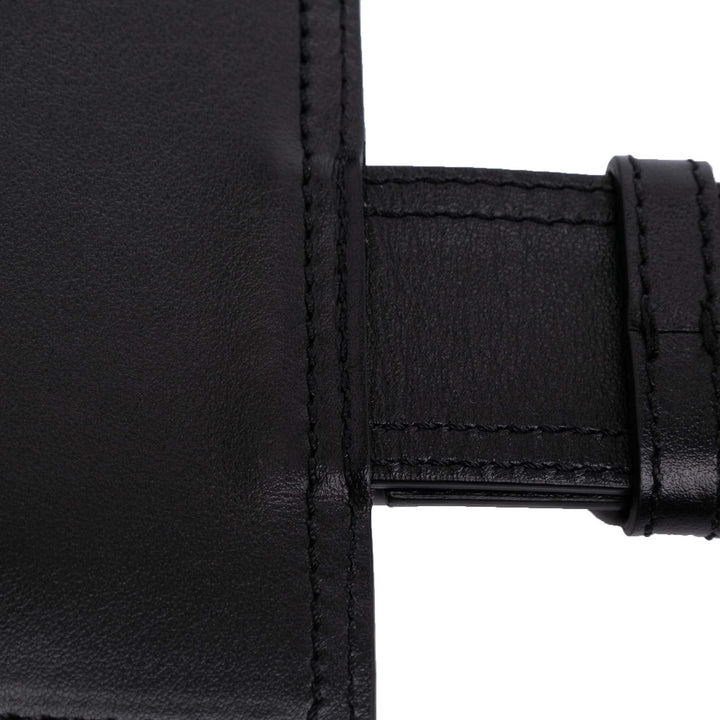 Leather La Ceinture Carree Belt Bag Black - Gaby Paris