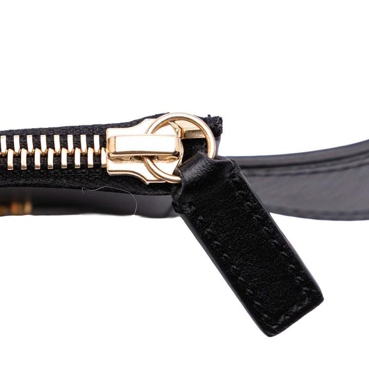 Leather La Ceinture Carree Belt Bag Black - Gaby Paris