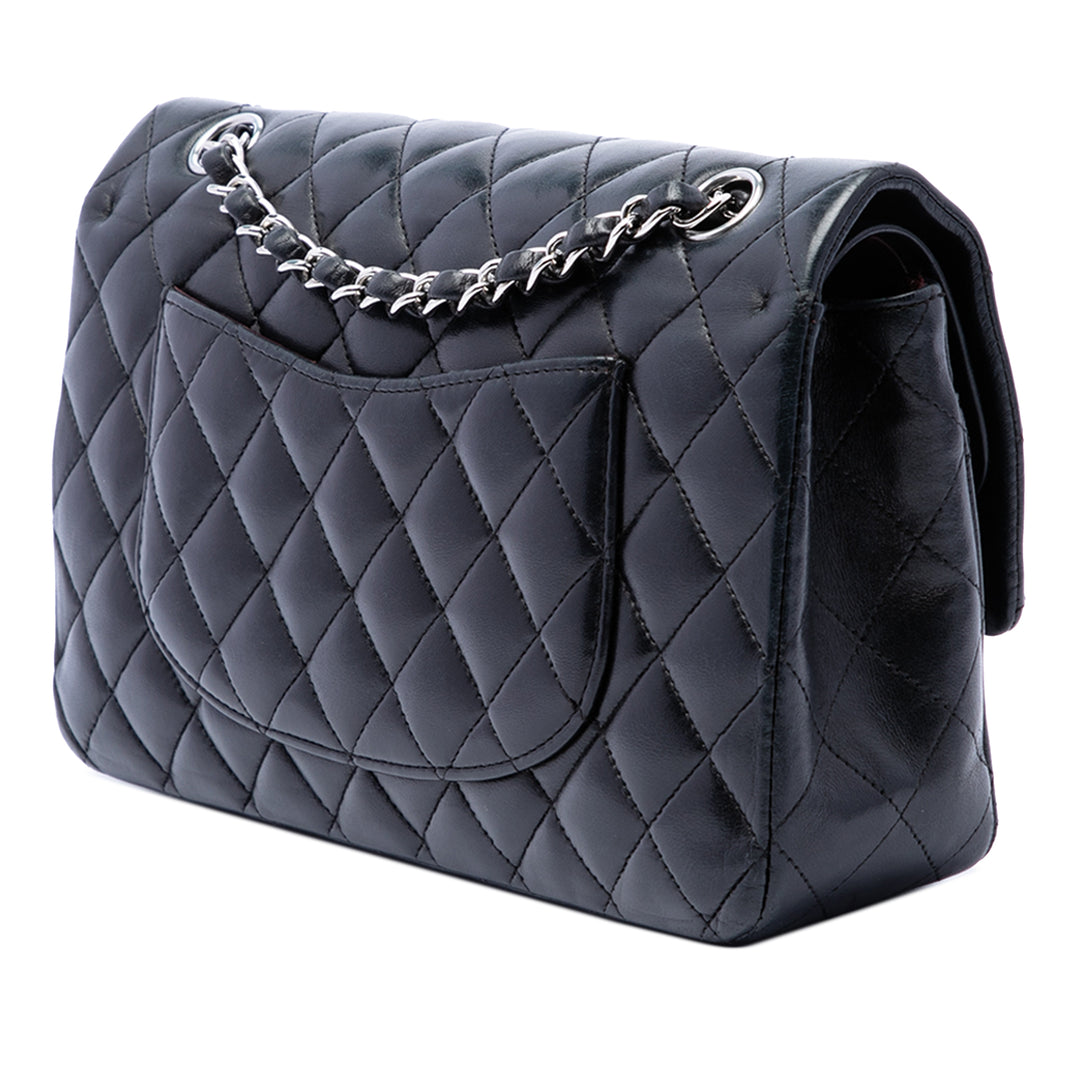 Chanel Classic Double rabat Moyen Cuir d'agneau Noir – vue 2 – GABY PARIS