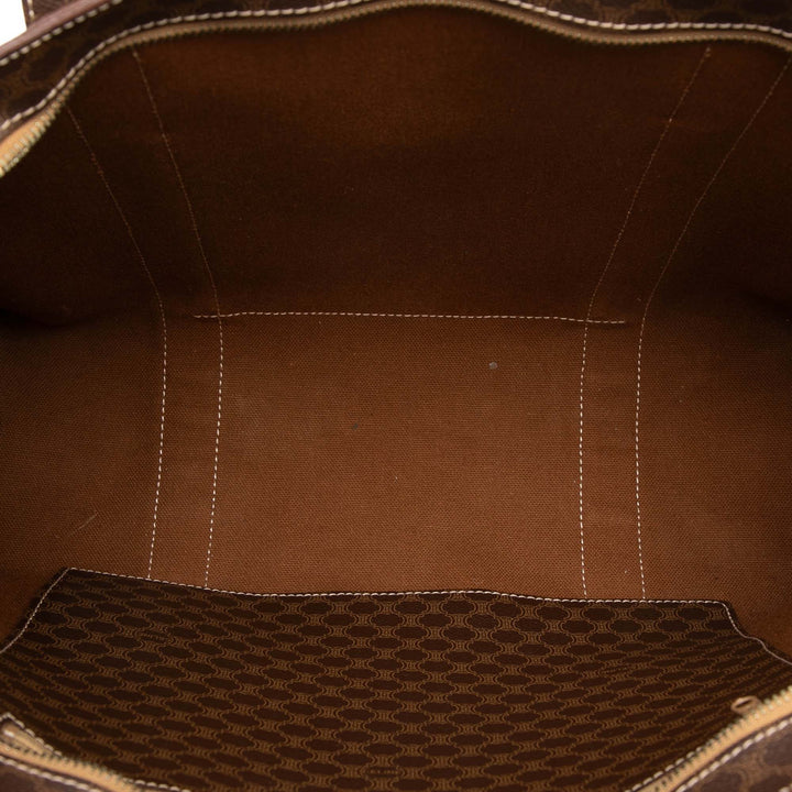 Macadam Cabas Toile enduite Marron