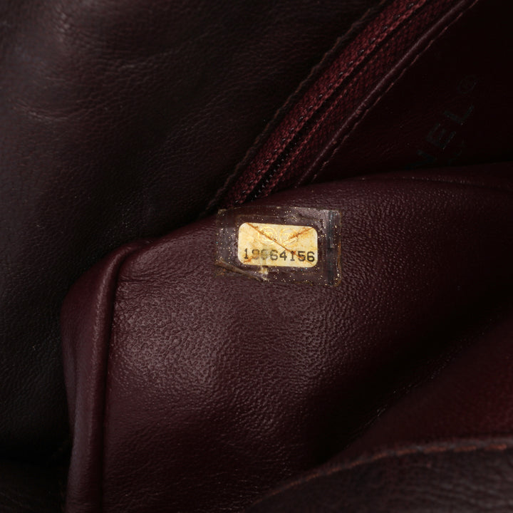 Washed Lambskin Studded Metal Beauty Flap Red - Gaby Paris