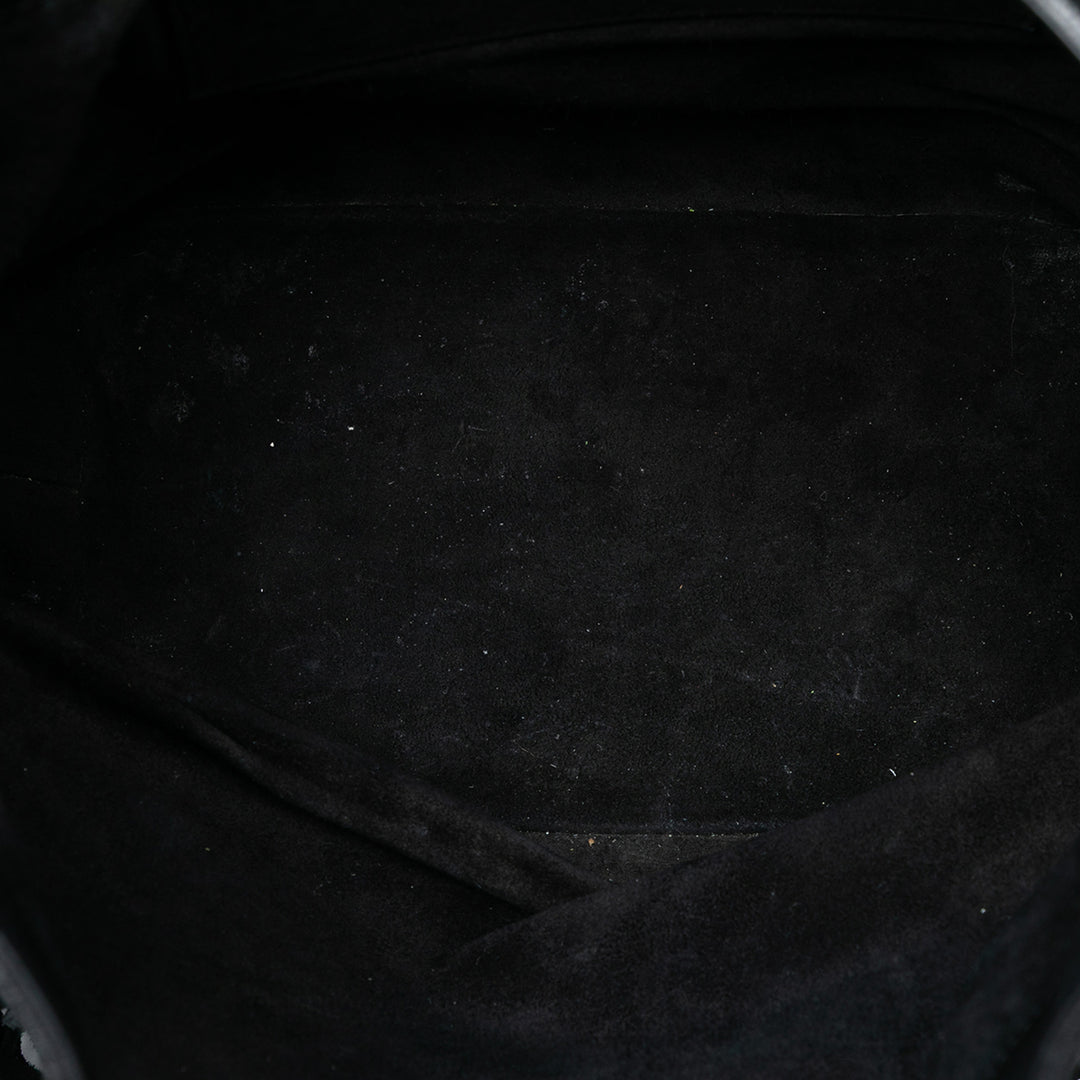 Saint Laurent Small Daim Emmanuelle Fringe Bucket Sac