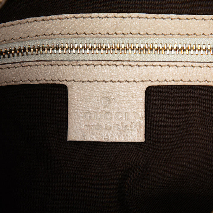 Gucci GG Horsebit Creole Hobo Sac Toile