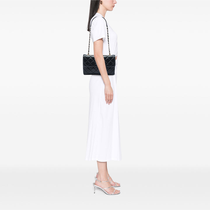 Chanel Trendy CC à rabat Moyen Cuir d'agneau Noir – vue 5 – GABY PARIS
