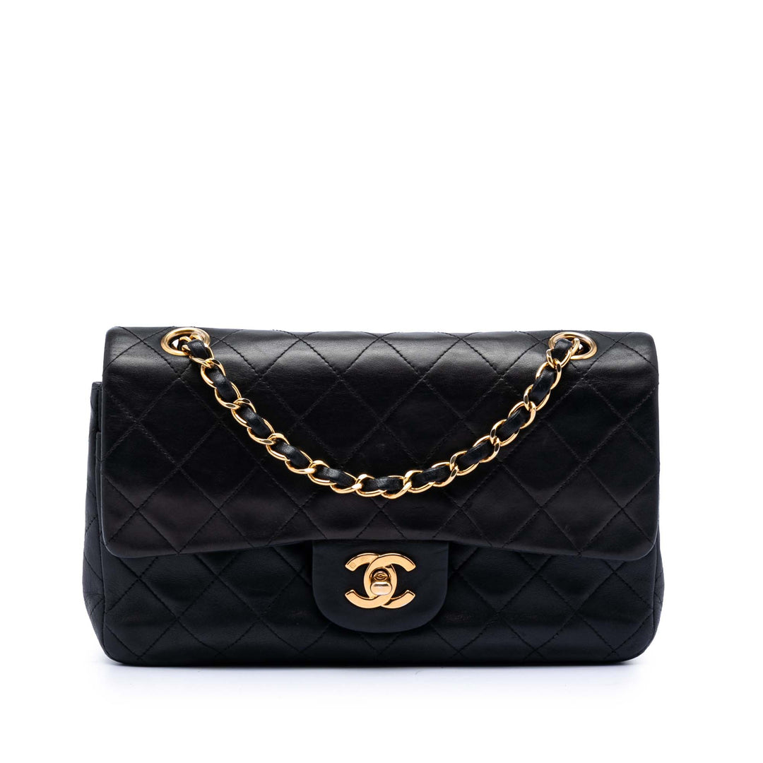 Chanel Small Classic Cuir d’agneau Double rabat