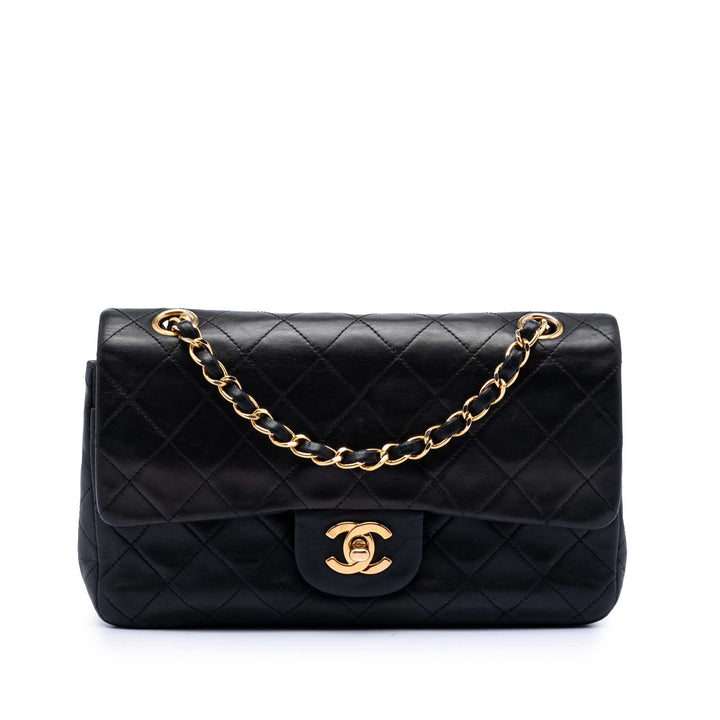 Chanel Small Classic Cuir d’agneau Double rabat