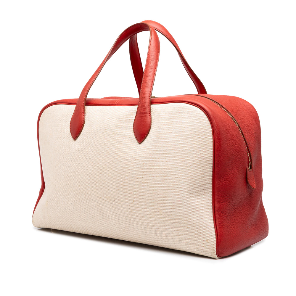 Hermès Victoria 43 Clémence Rouge – vue 2 – GABY PARIS