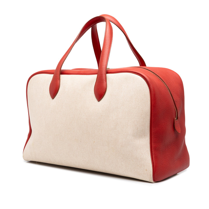 Hermès Victoria 43 Clémence Rouge – vue 2 – GABY PARIS