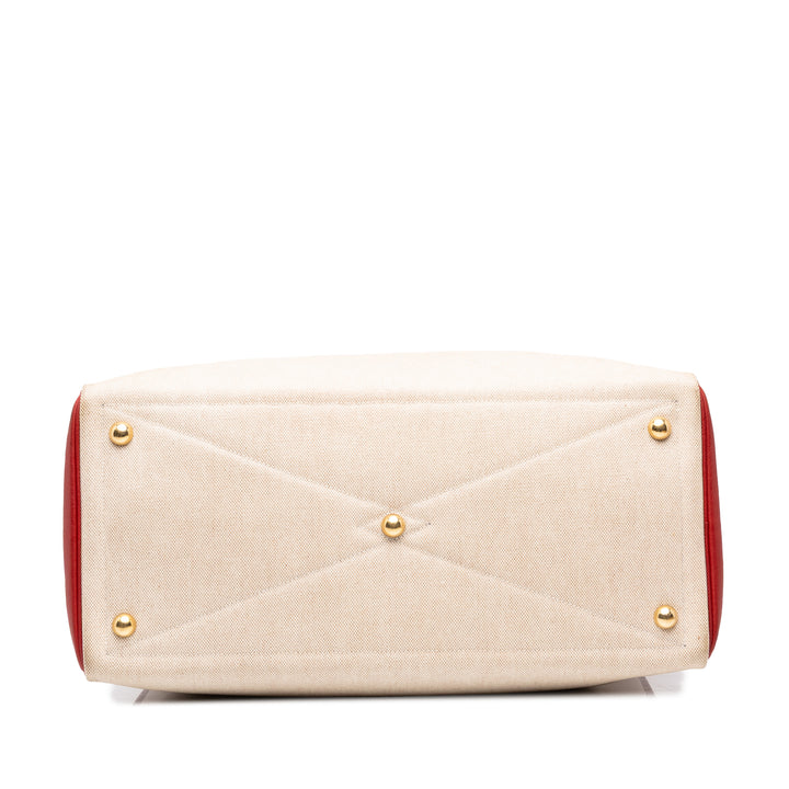 Hermès Victoria 43 Clémence Rouge – vue 3 – GABY PARIS