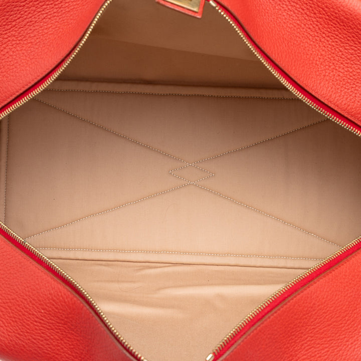 Hermès Victoria 43 Clémence Rouge – vue 4 – GABY PARIS
