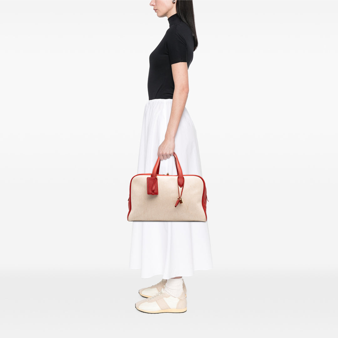 Hermès Victoria 43 Clémence Rouge – vue 6 – GABY PARIS