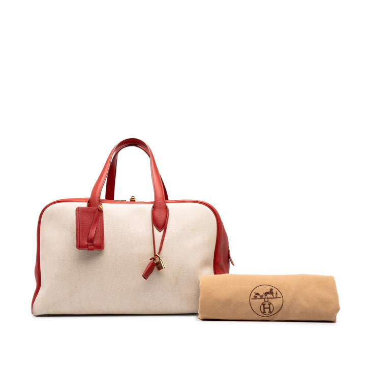 Hermès Victoria 43 Clémence Rouge – vue 7 – GABY PARIS