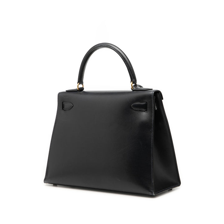 Hermès Box Veau Kelly Sellier 28 Box Noir – vue 2 – GABY PARIS