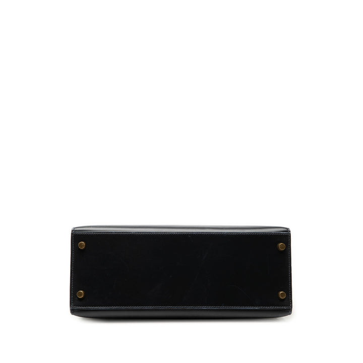 Hermès Box Veau Kelly Sellier 28 Box Noir – vue 3 – GABY PARIS