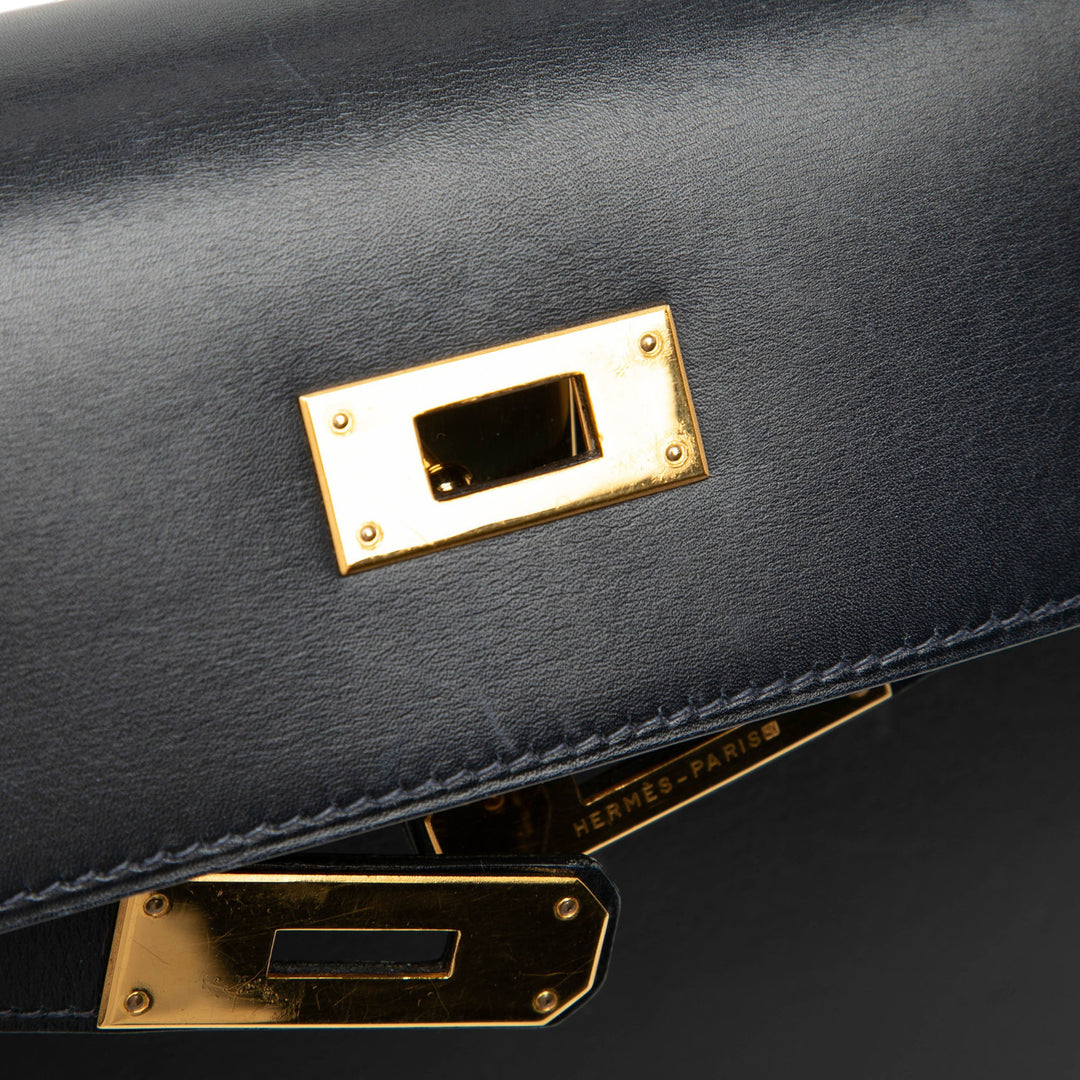 Hermès Box Veau Kelly Sellier 28 Box Noir – vue 6 – GABY PARIS