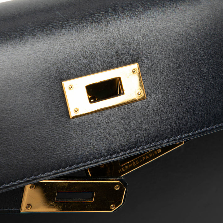 Hermès Box Veau Kelly Sellier 28 Box Noir – vue 6 – GABY PARIS
