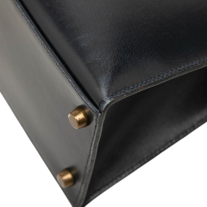 Hermès Box Veau Kelly Sellier 28 Box Noir – vue 7 – GABY PARIS