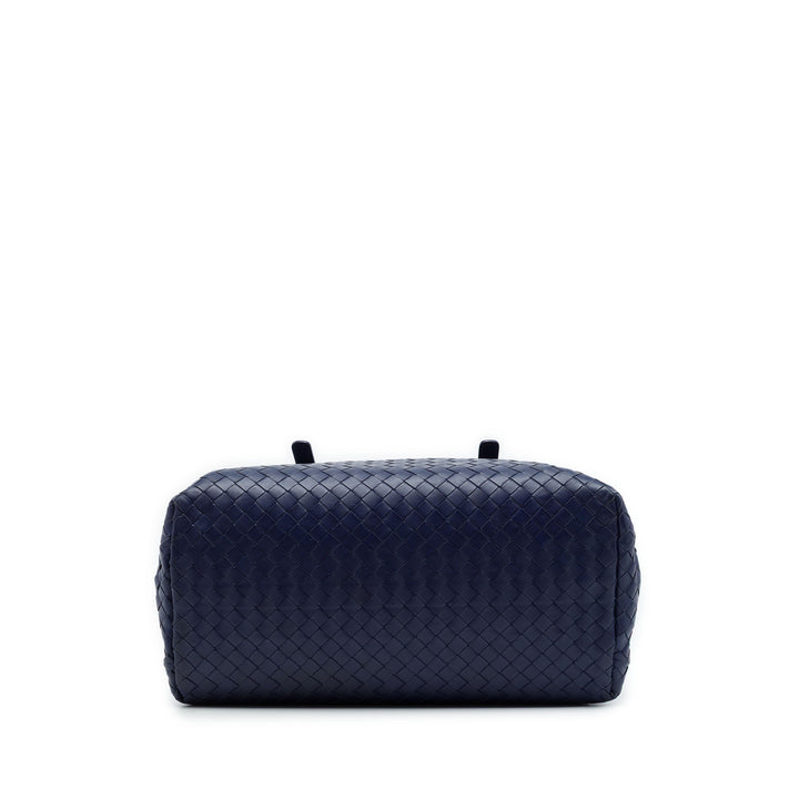 Bottega Veneta Sac à main Intrecciato Roma nappa Petit Bleu – vue 3 – GABY PARIS