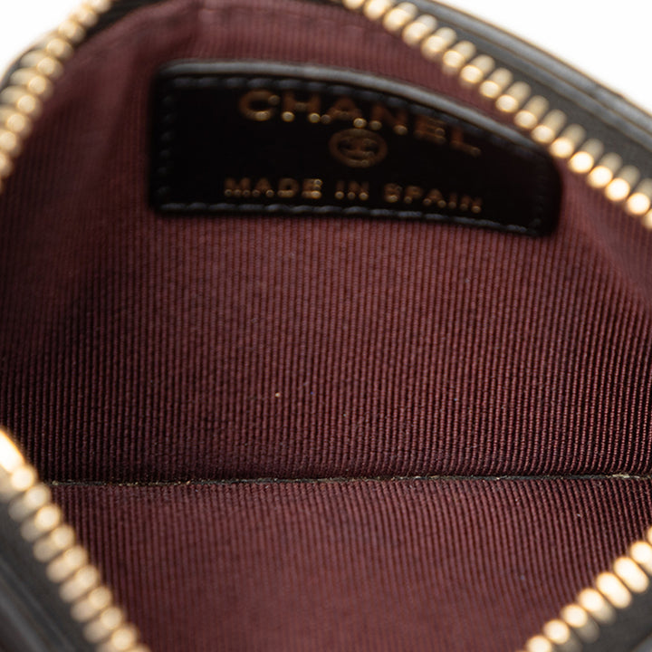 Chanel Matelassé vieilli Reissue 2.55 à rabat Porte-cartes Cuir de veau