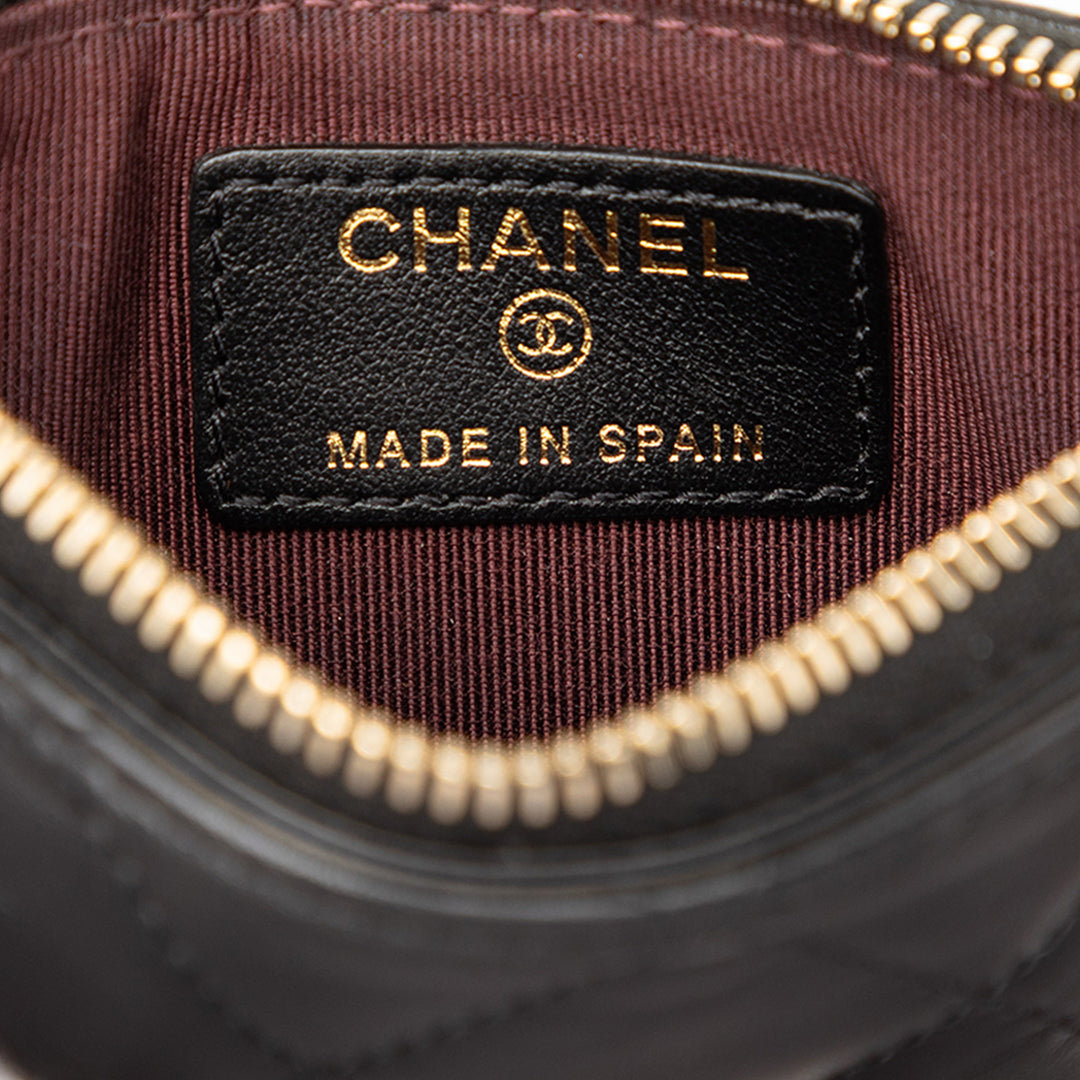Chanel Matelassé vieilli Reissue 2.55 à rabat Porte-cartes Cuir de veau