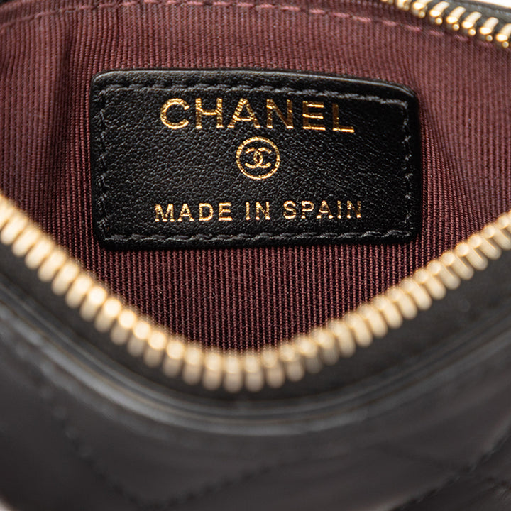 Chanel Matelassé vieilli Reissue 2.55 à rabat Porte-cartes Cuir de veau