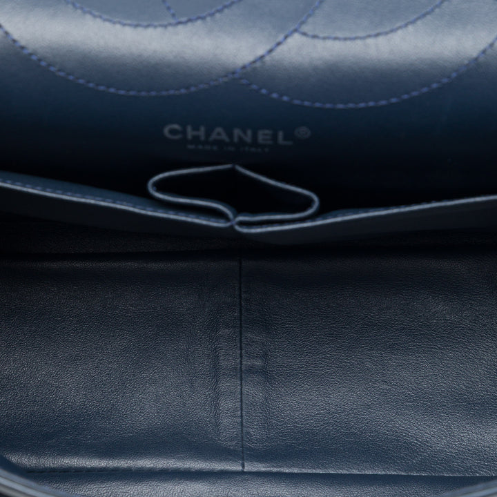 Chanel Matelassé Cuir verni Reissue 2.55 Double rabat 227
