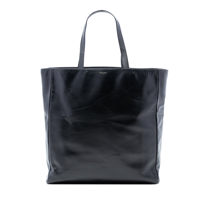 Saint Laurent Cuir Reversible North South Shopper Cabas