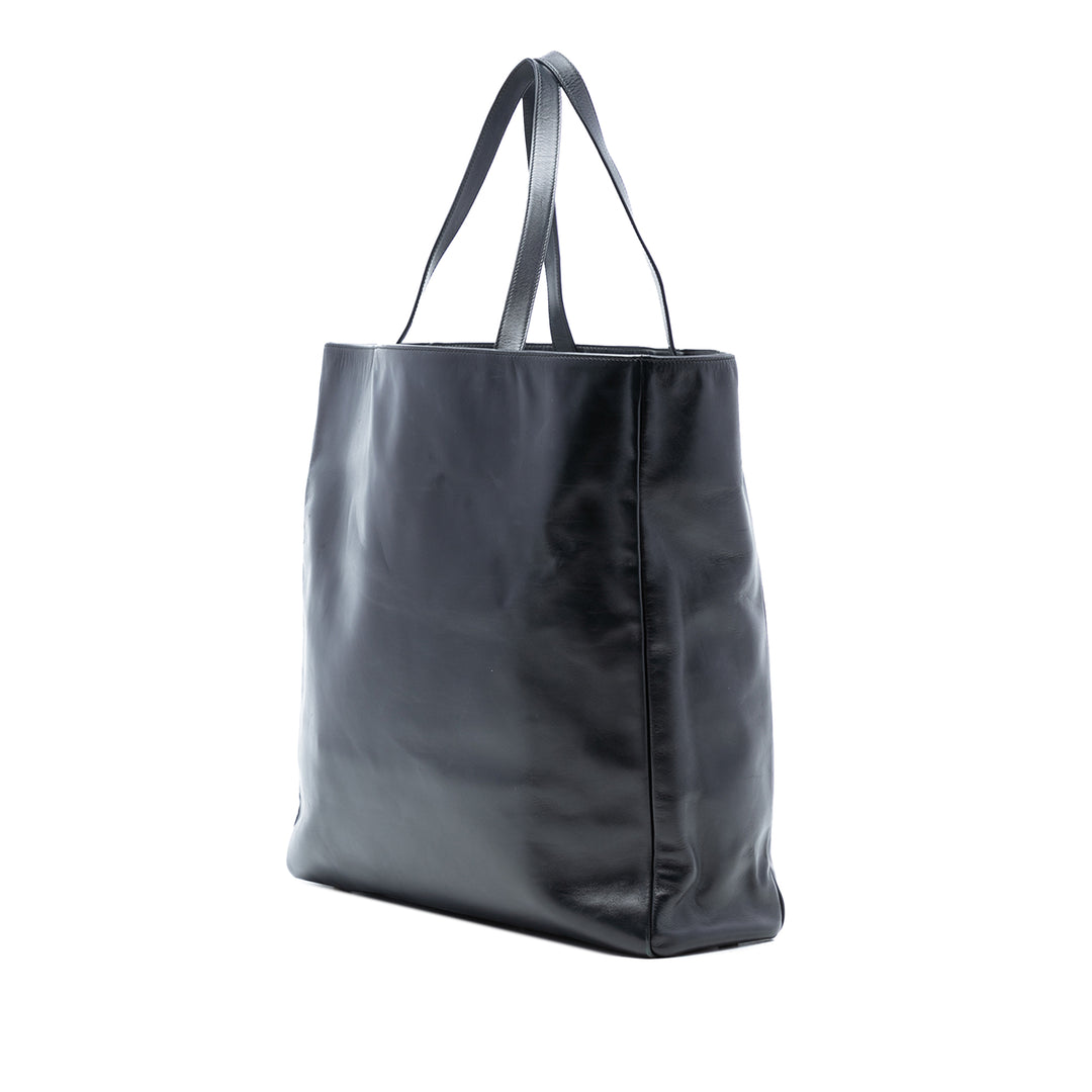 Saint Laurent Cuir Reversible North South Shopper Cabas