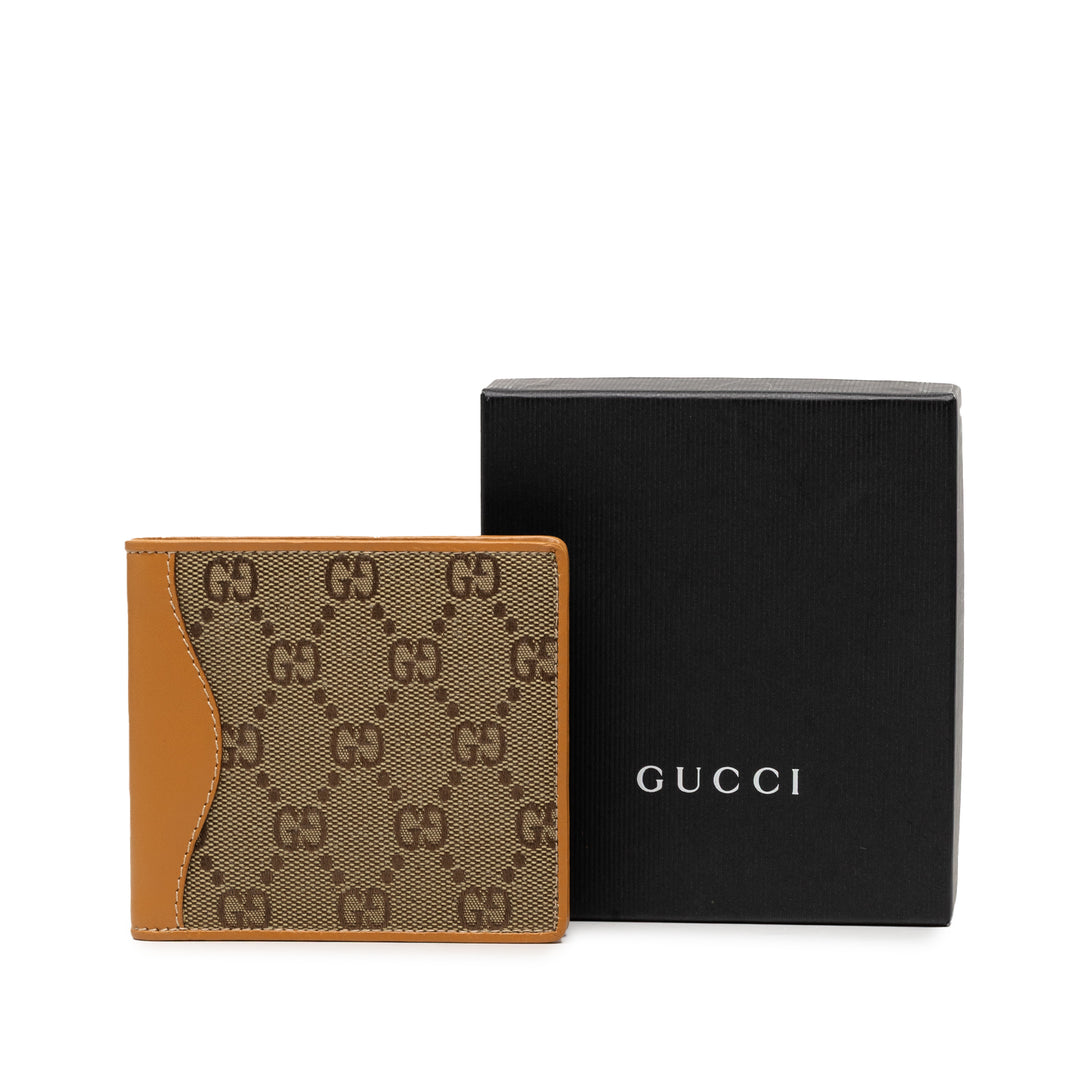 Gucci GG Toile Bifold Small Portefeuille