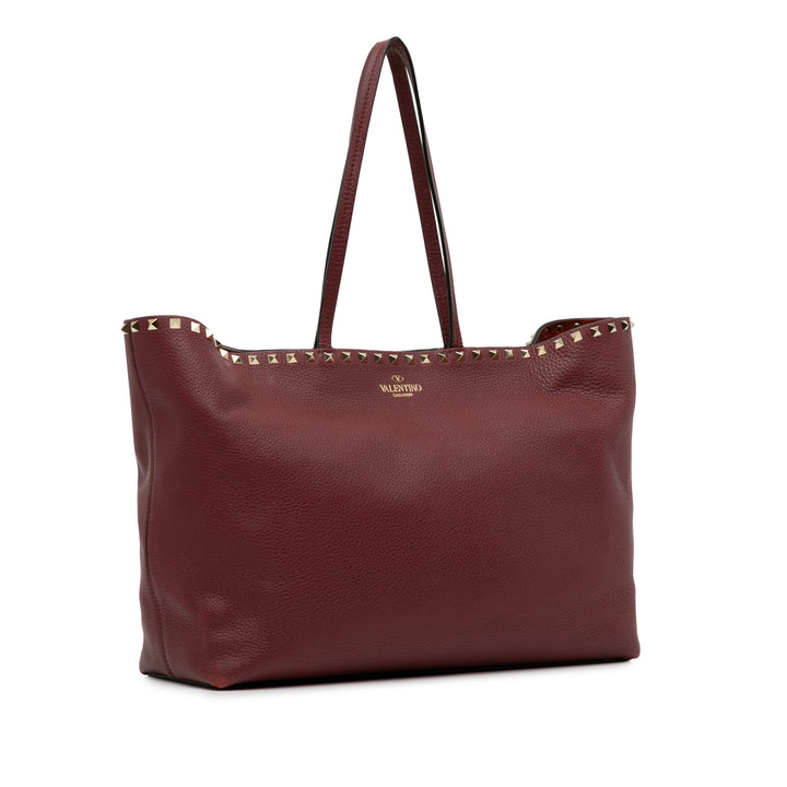 Rockstud Tote Red - Gaby Paris