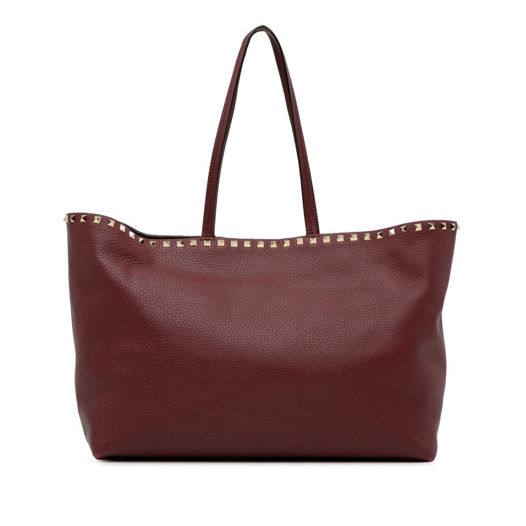 Rockstud Tote Red - Gaby Paris