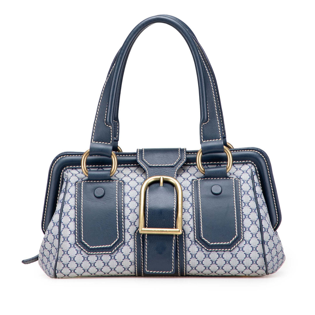 Macadam Canvas Ella Frame Handbag Gray - Gaby Paris