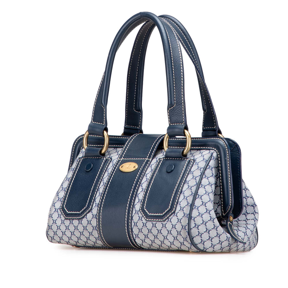 Macadam Canvas Ella Frame Handbag Gray - Gaby Paris