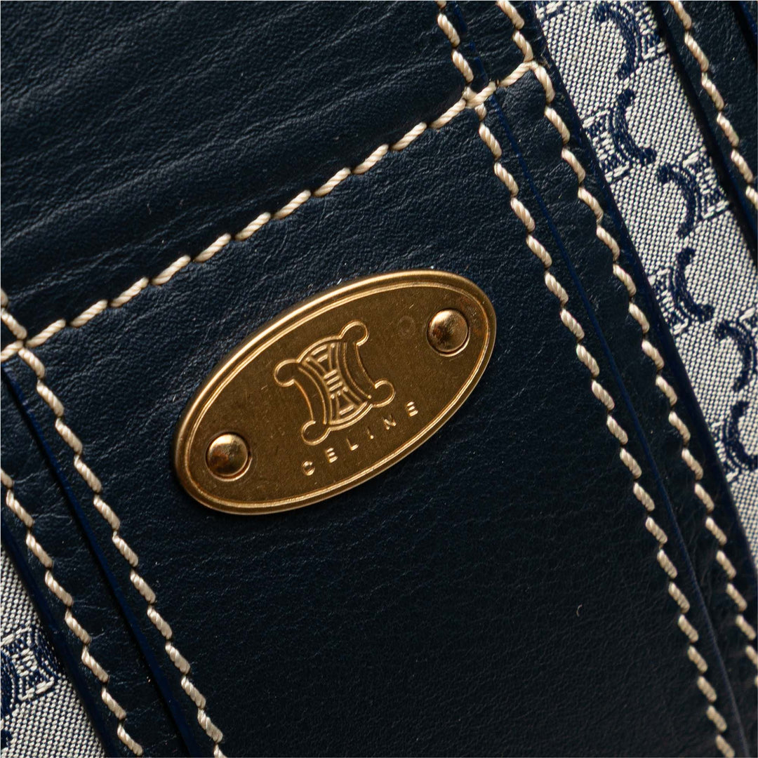 Macadam Canvas Ella Frame Handbag Gray - Gaby Paris
