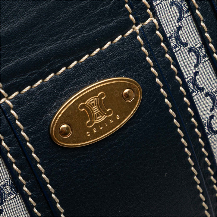 Macadam Canvas Ella Frame Handbag Gray - Gaby Paris