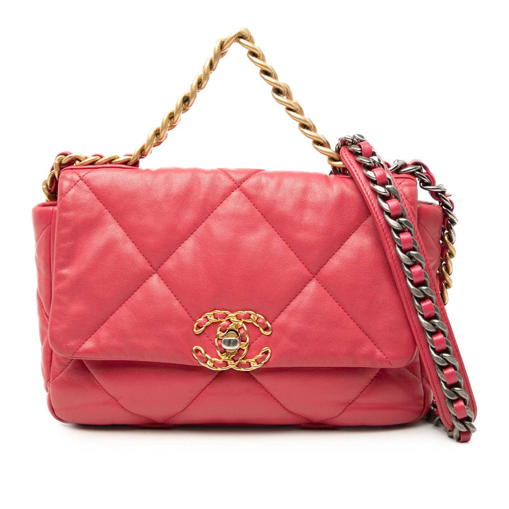 Chanel Medium Cuir d’agneau 19 à rabat