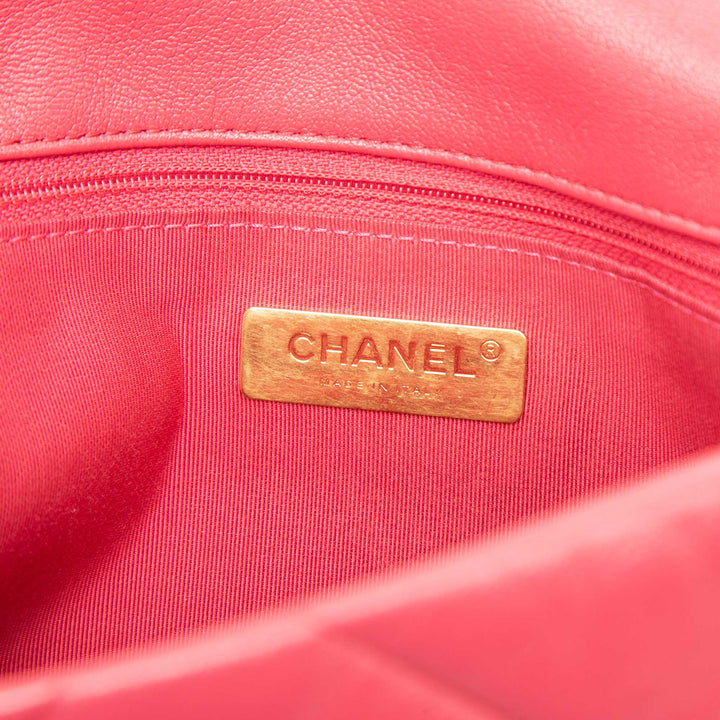 Chanel Medium Cuir d’agneau 19 à rabat