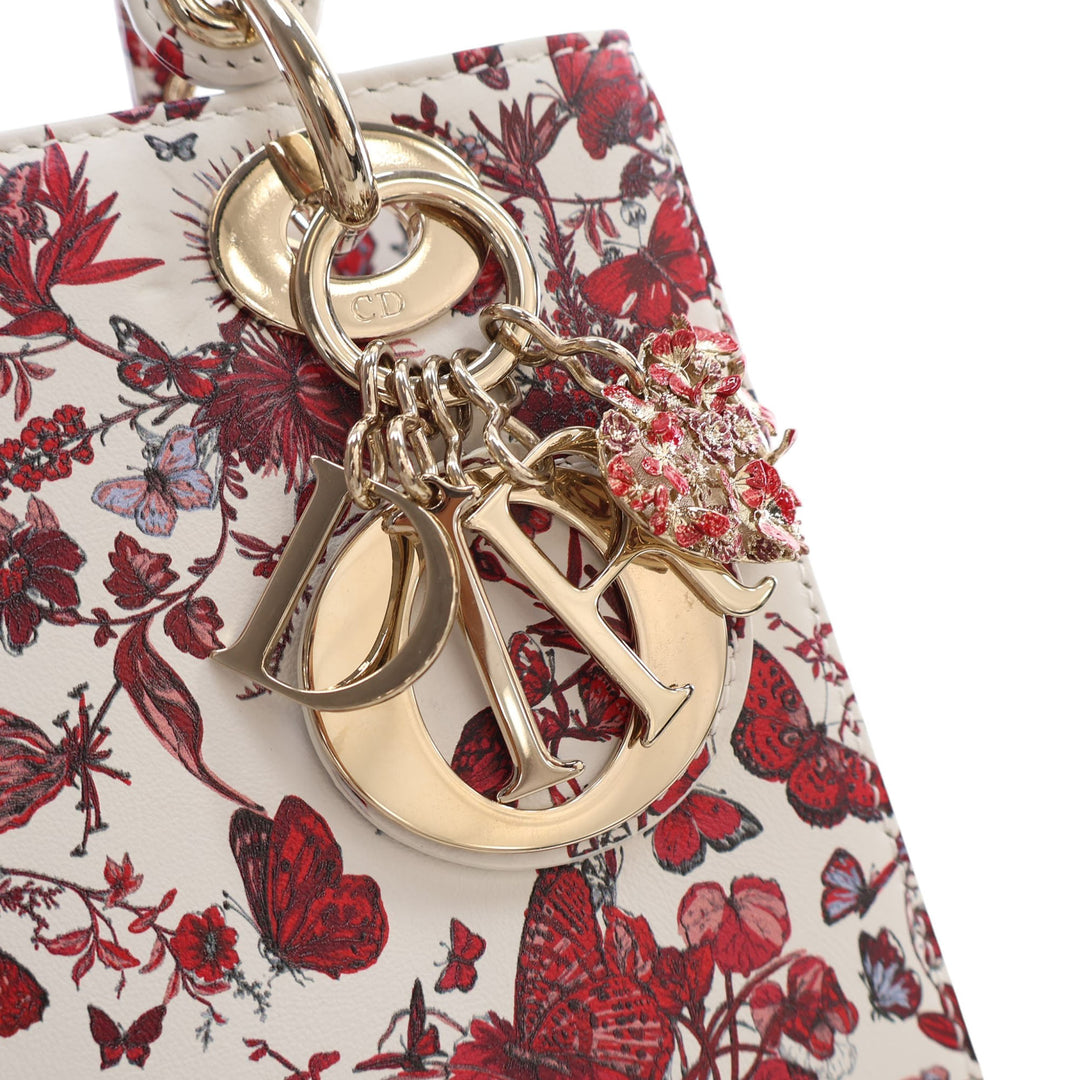 Dior Small Cuir de veau Butterflies My ABCDior Lady Dior
