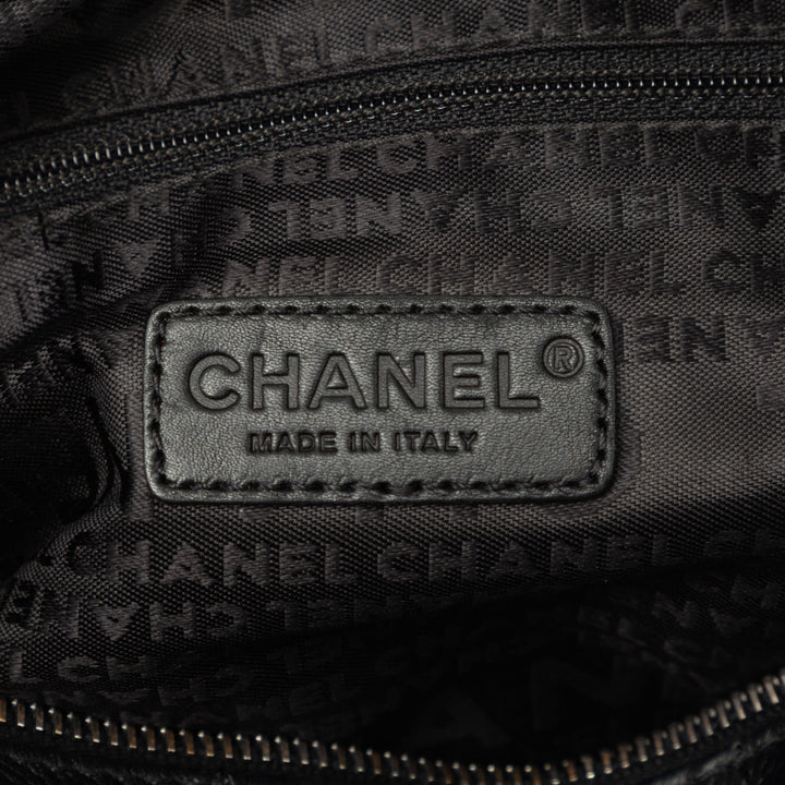 CC Carré Stitch Sac Cuir caviar Noir