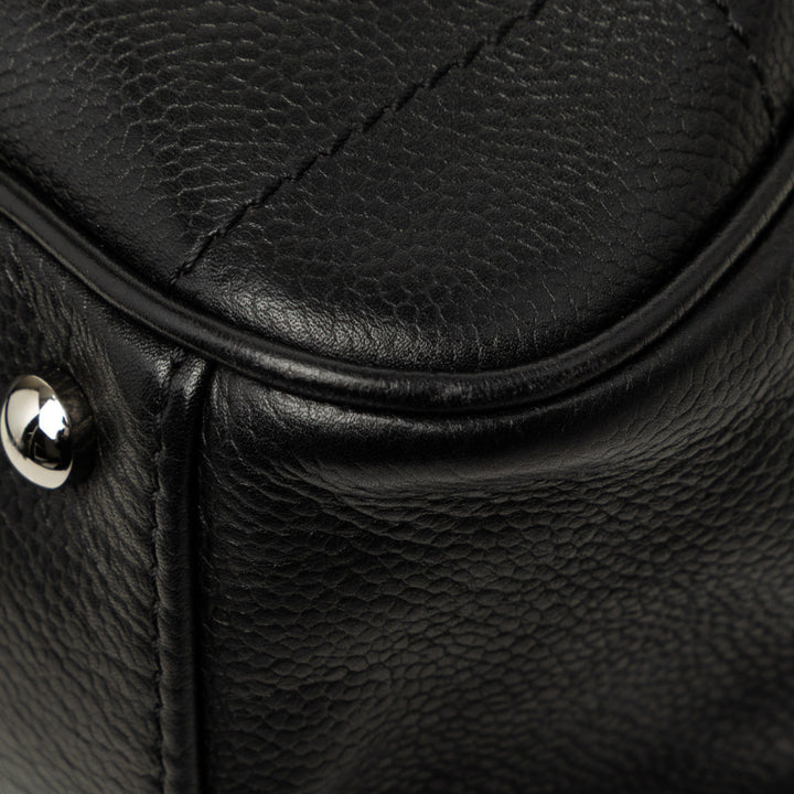 CC Carré Stitch Sac Cuir caviar Noir