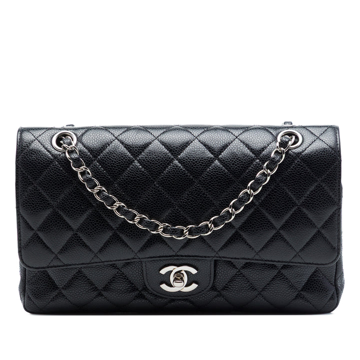 Chanel Medium Classic Caviar Double rabat