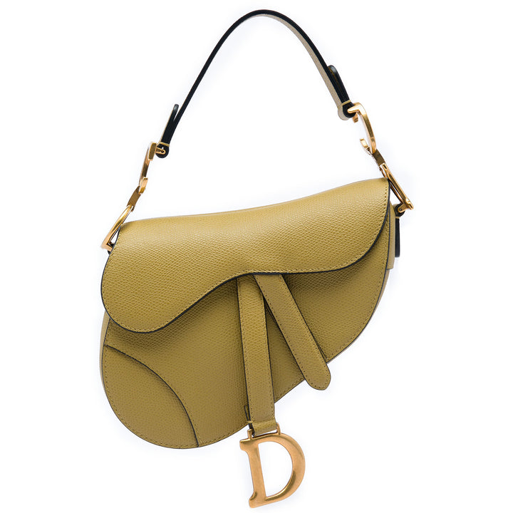 Dior Mini Cuir de veau grainé Saddle Sac
