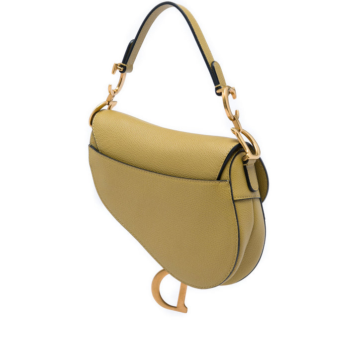 Dior Mini Cuir de veau grainé Saddle Sac