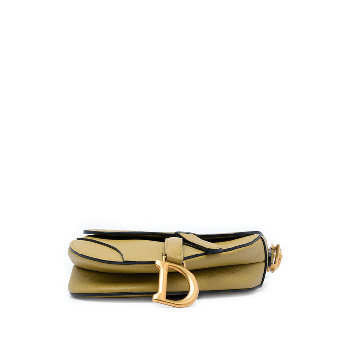 Dior Mini Cuir de veau grainé Saddle Sac