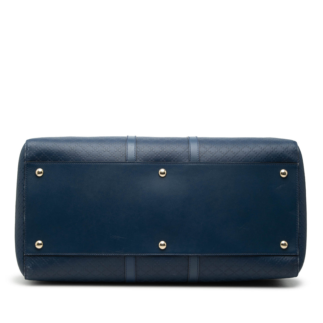 Gucci Large Diamante Bright Cuir Carry On Duffle Sac