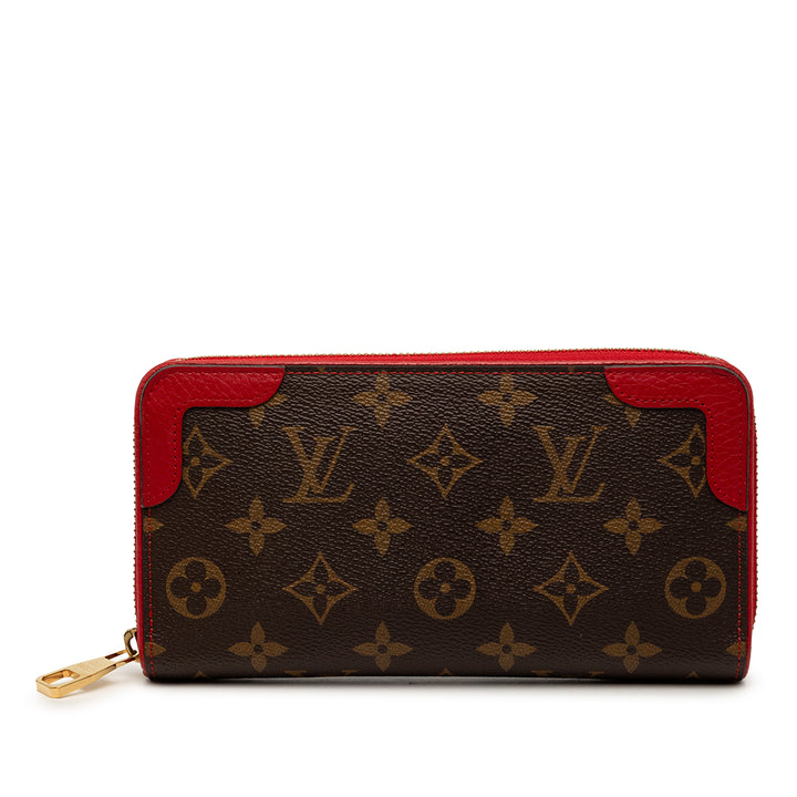 Louis Vuitton Monogram Retiro Zippy Portefeuille