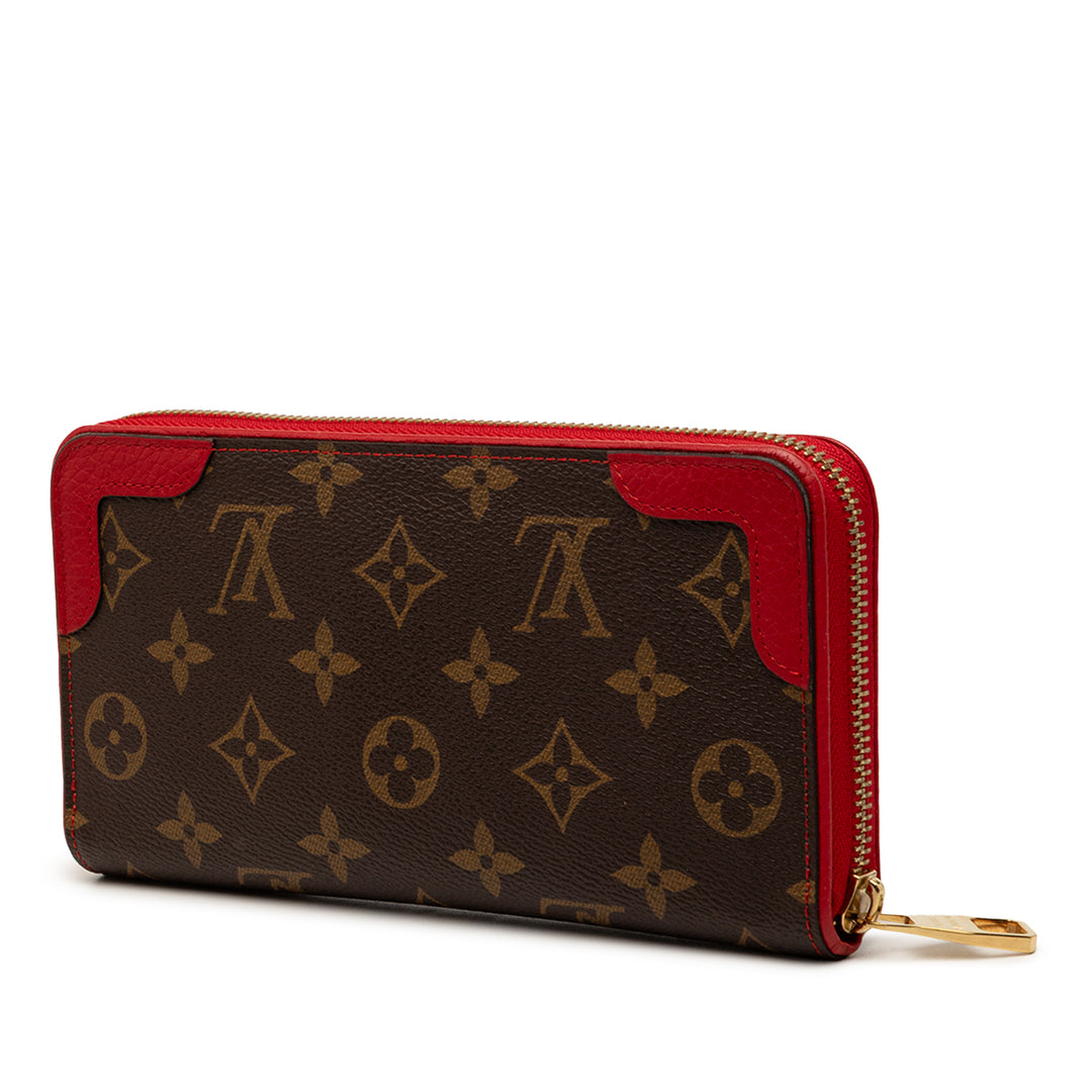 Louis Vuitton Monogram Retiro Zippy Portefeuille