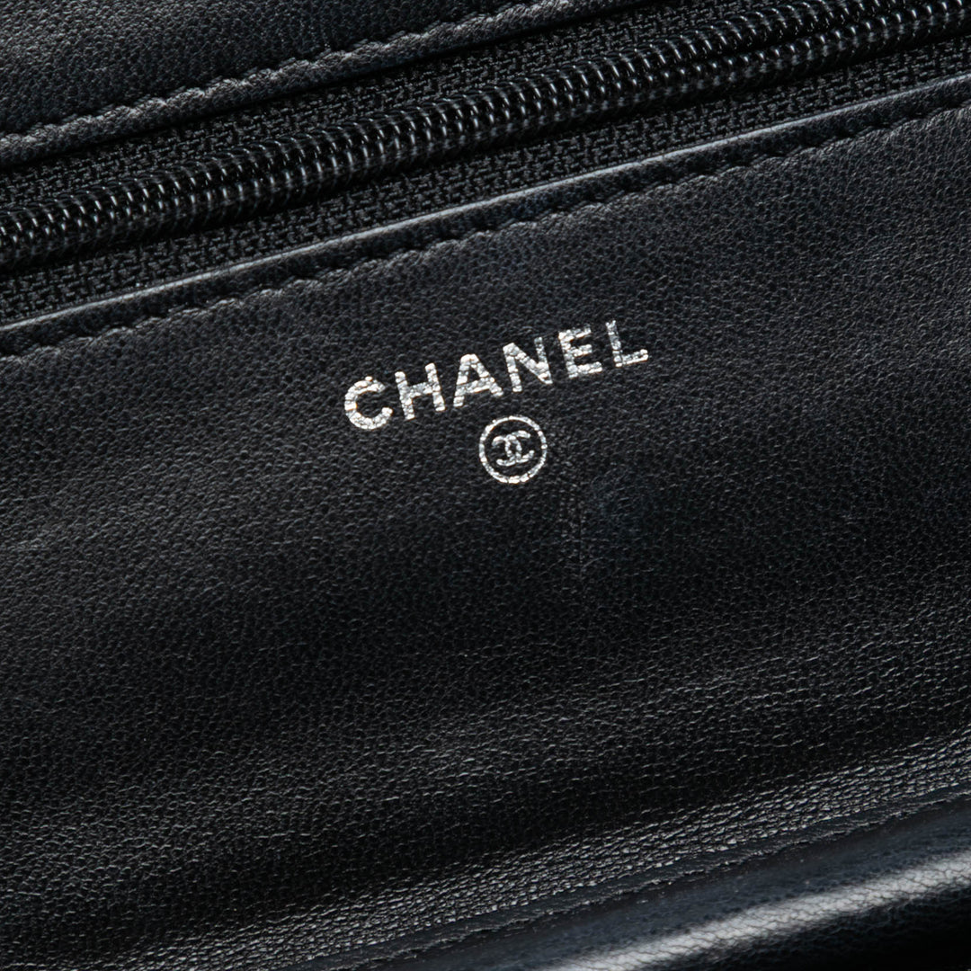 Chanel CC Matelassé Cuir d’agneau Wallet on Chain