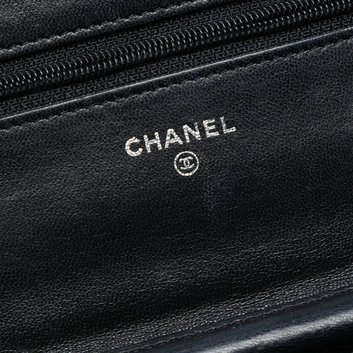 Chanel CC Matelassé Cuir d’agneau Wallet on Chain