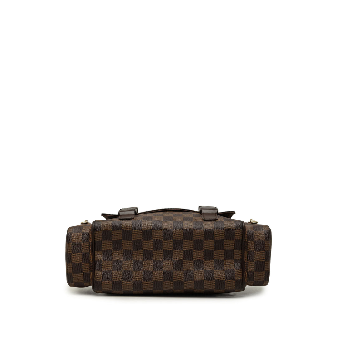 Louis Vuitton Melville Reporter Damier Ébène Marron – vue 3 – GABY PARIS